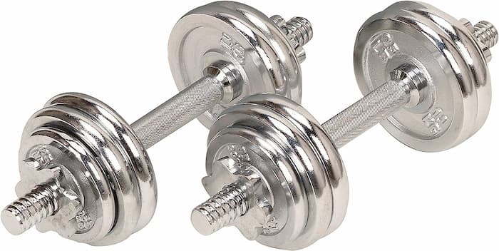 Mancuernas ajustables, mancuernas 15 kg modulables, 